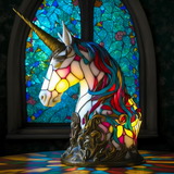 Vienradzis – Lampa vitražos (vienradzis)