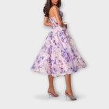 Eleganti Midi Kleita no Šifona