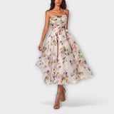 Eleganti Midi Kleita no Šifona