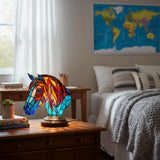 Šemík - Lampa vitražos