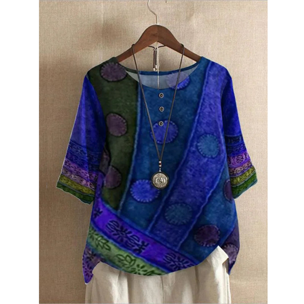 Valerie - Krāsains boho tops