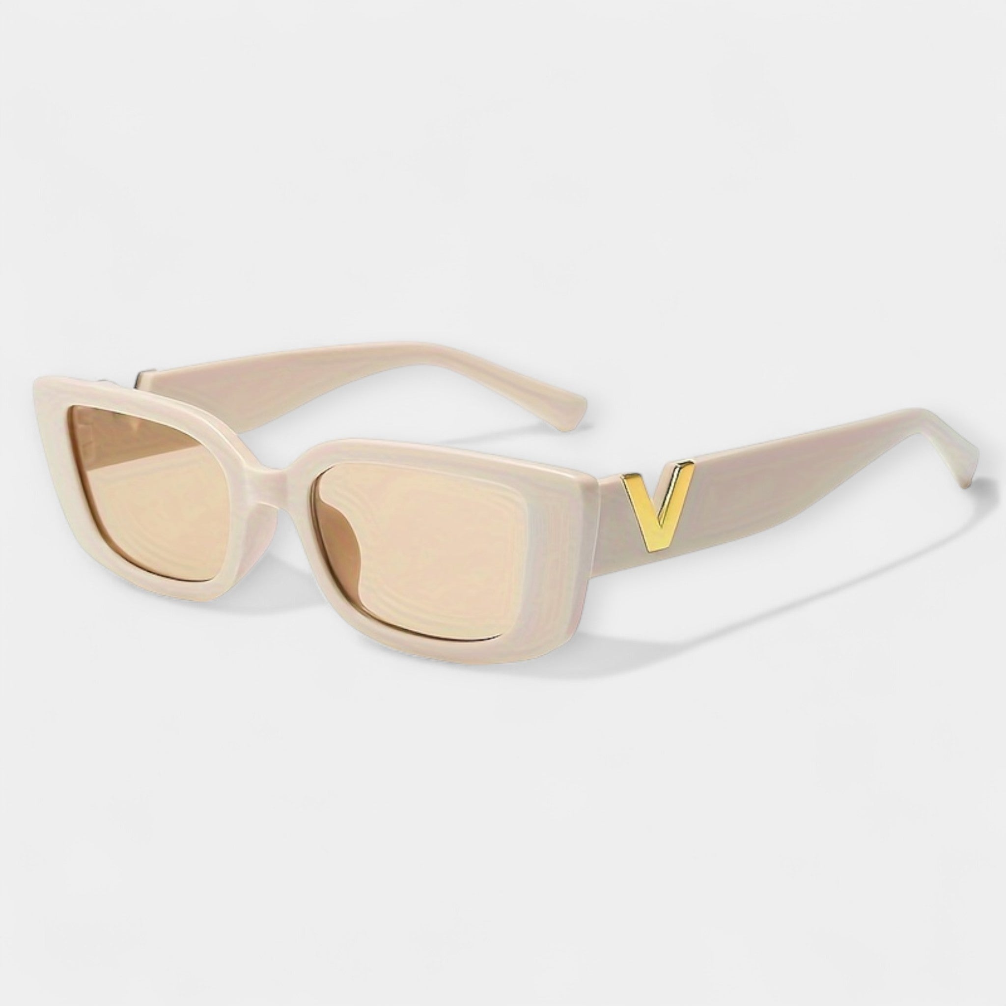 Magdalēna Eleganti Metāla Saules Kvadrātbrilles