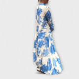 Nerina - Eleganti ziedu maxi kleitas