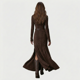 Valentina | Samta maxi kleita ar jostu