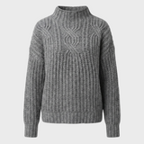 Aroa – Adīts džemperis ar augstu apkakli