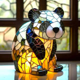 Panda - Lampa vitražā