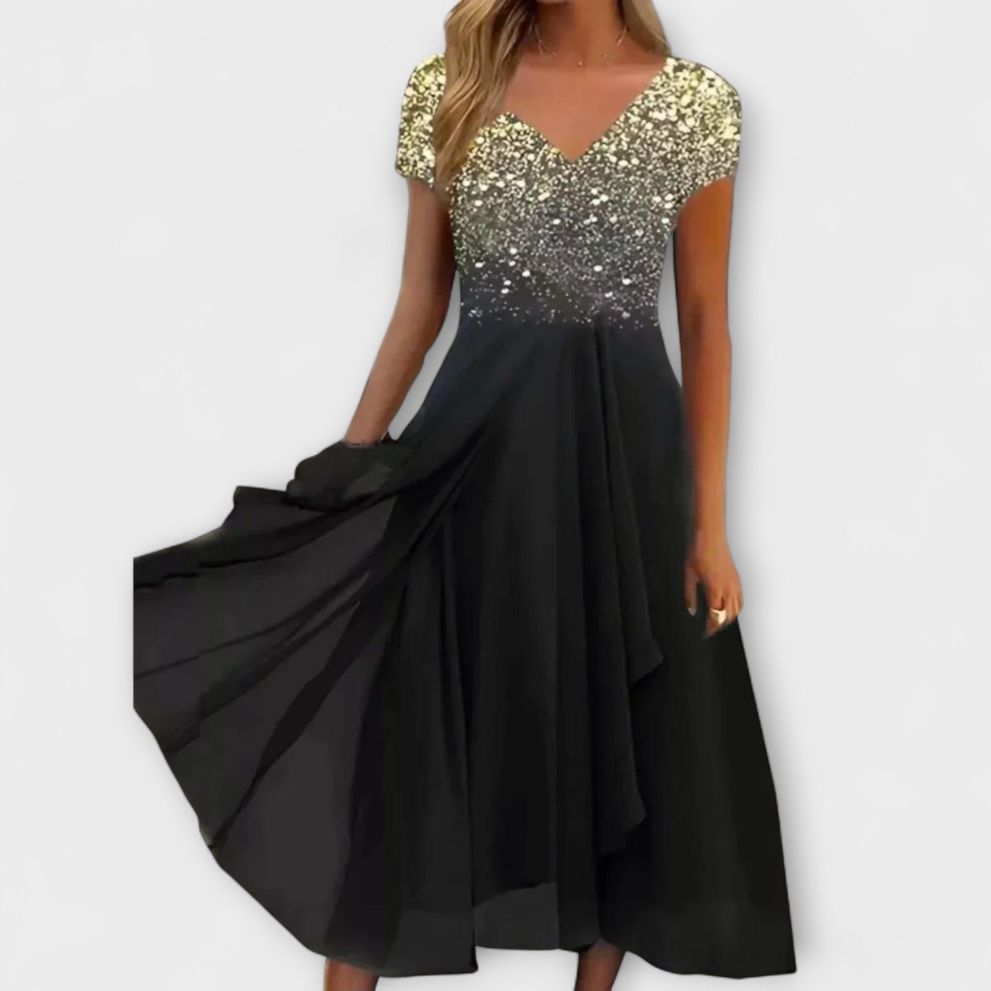 Lara - Sieviešu šifona vakara kleita