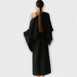 Dana - Kimono kleita, kas izgatavota no linu un kokvilnas