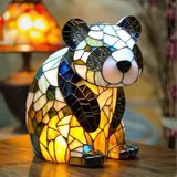 Panda - Lampa vitražā