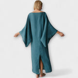 Dana - Kimono kleita, kas izgatavota no linu un kokvilnas