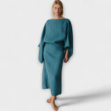 Dana - Kimono kleita, kas izgatavota no linu un kokvilnas